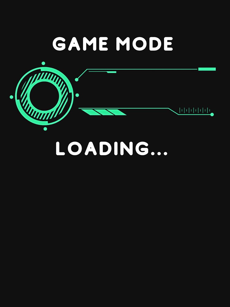 Game mode loading - Text based design illustration - White text by Nemesiscrowd