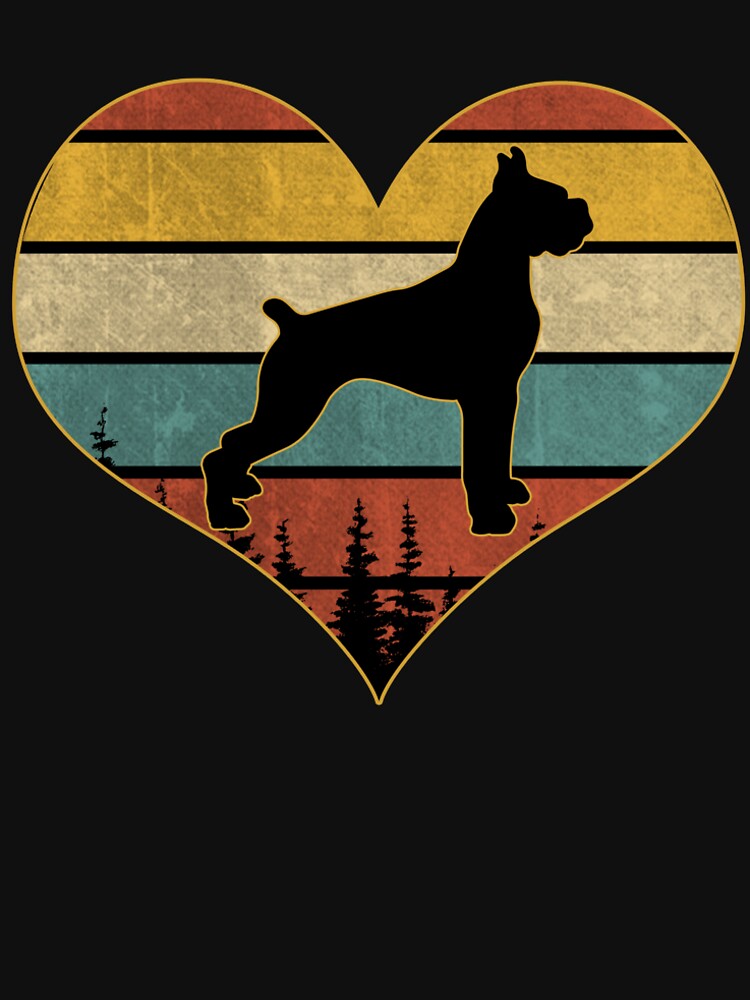 Retro vintage boxer heart by gastonfongemie