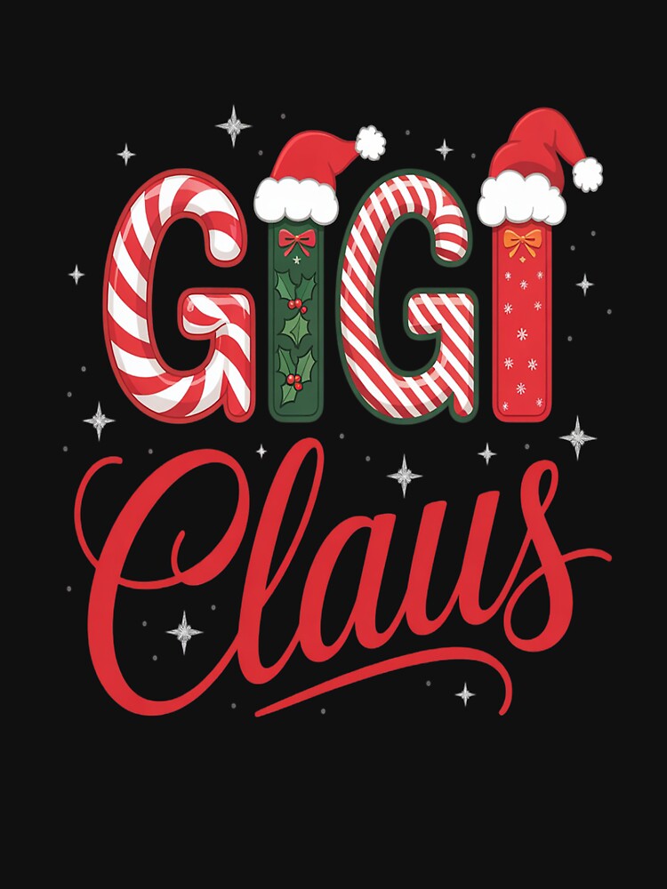 Christmas Gigi Claus Holiday Happy Christmas by RonnasJackson