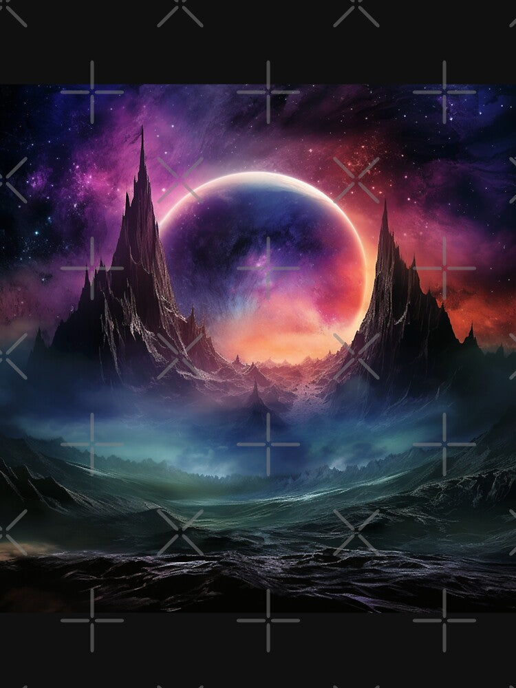 Dark Fantasy Landscape - Black Hole Orbit by Fantasy Masterpiece