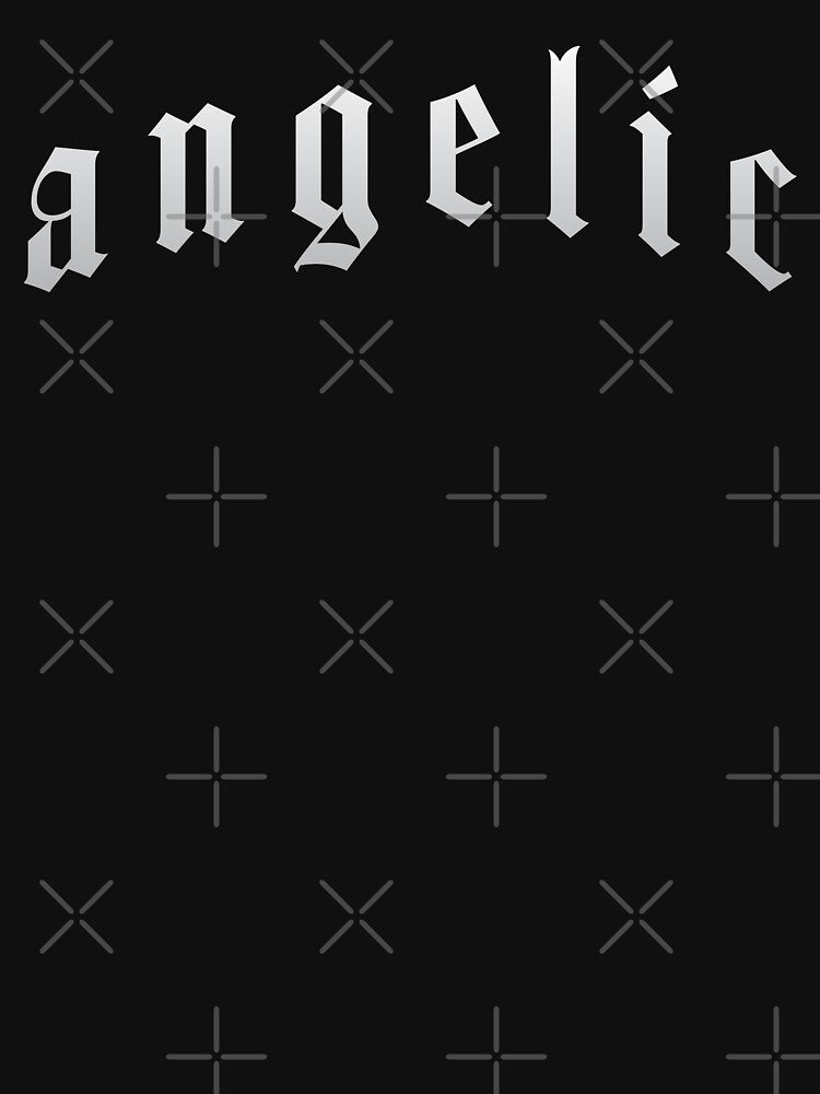 Angelic Gothic Style Typography Design by thegoodwordsco