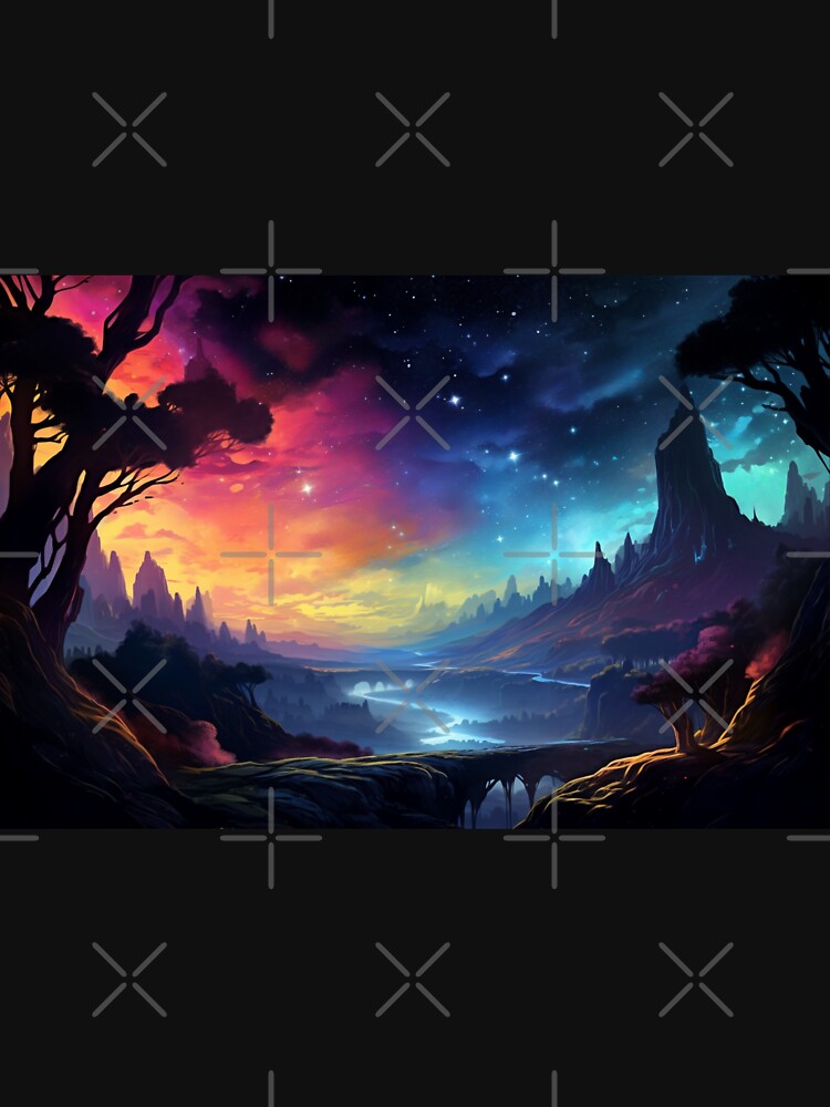 Fantasy Landscape - Sunset to Cosmos by Fantasy Masterpiece