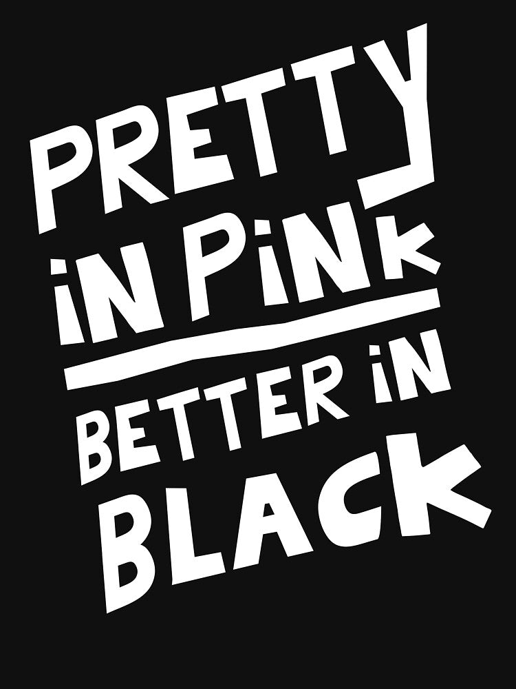 Pretty in Pink Better in Black - Punk by UnwindMoon