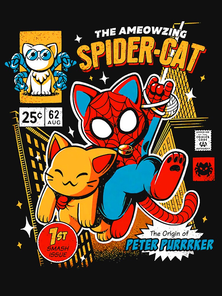 the ameozing spider cat t - spider cat hoodies - spider cat by heyxamad