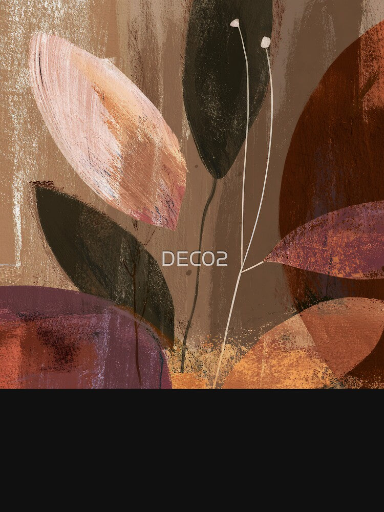 Boho Chic Spicy Cinnamon Earth Tones Abstract Designs by DEC02