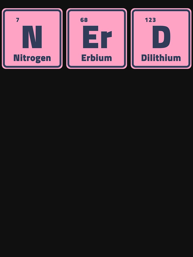 Nerd - Periodic Table Elements by m95sim