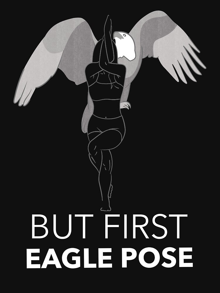 Yoga Eagle Pose by TitanRN