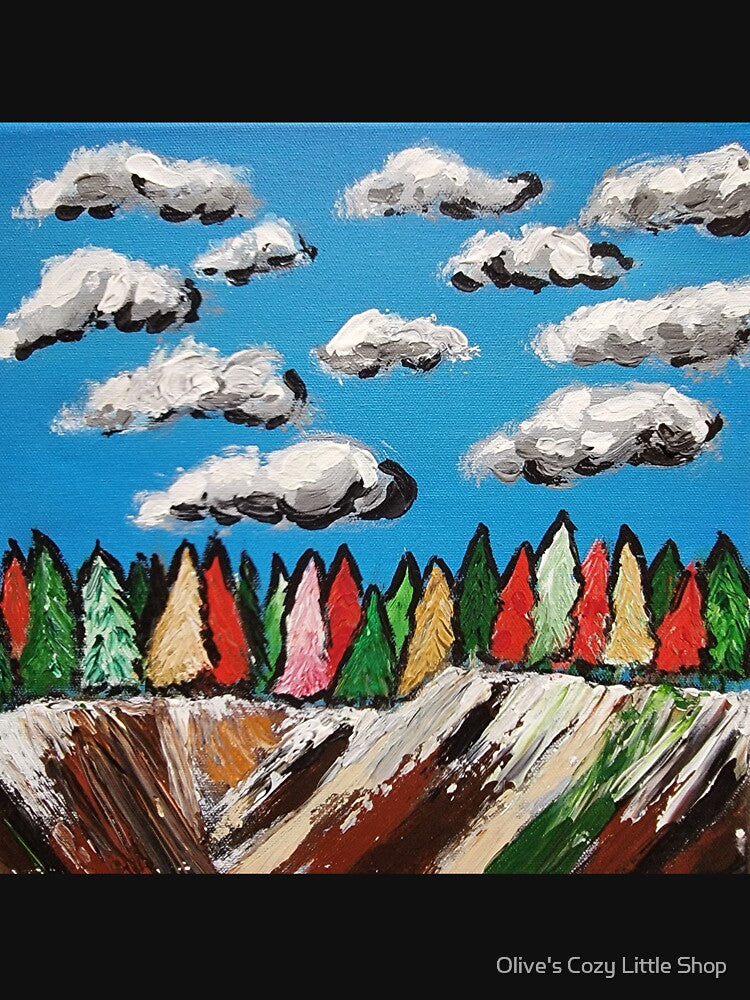 Holiday Tree Forest by PiecesOfEm