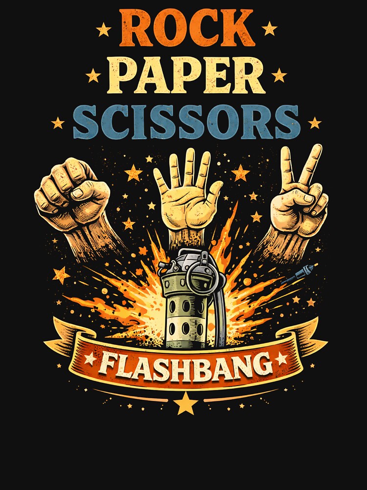 Rock Paper Scissors Flashbang by BoogzisArtwork