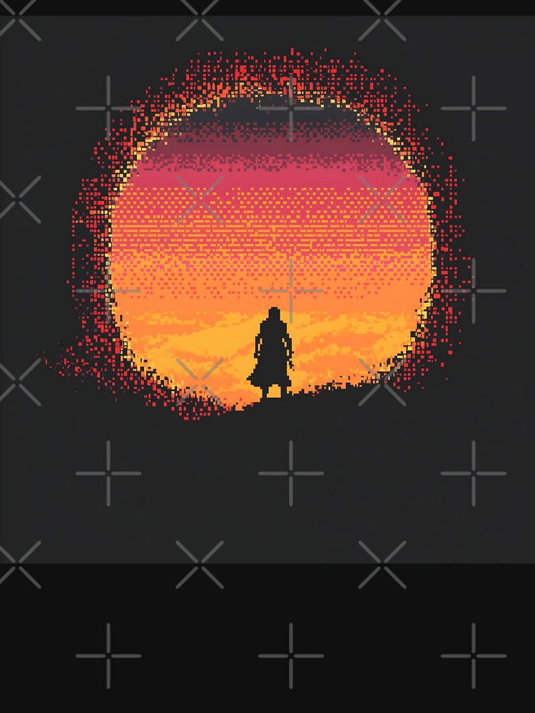 Journey's Beginning - Pixel Silhouette by ClubVacay