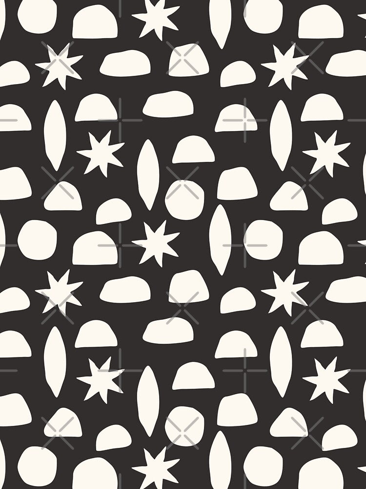 BOHO HENRI MATISSE CHARCOAL BLACK by blomastudios