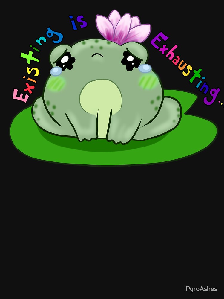 Exhausted Frog by PyroAshes