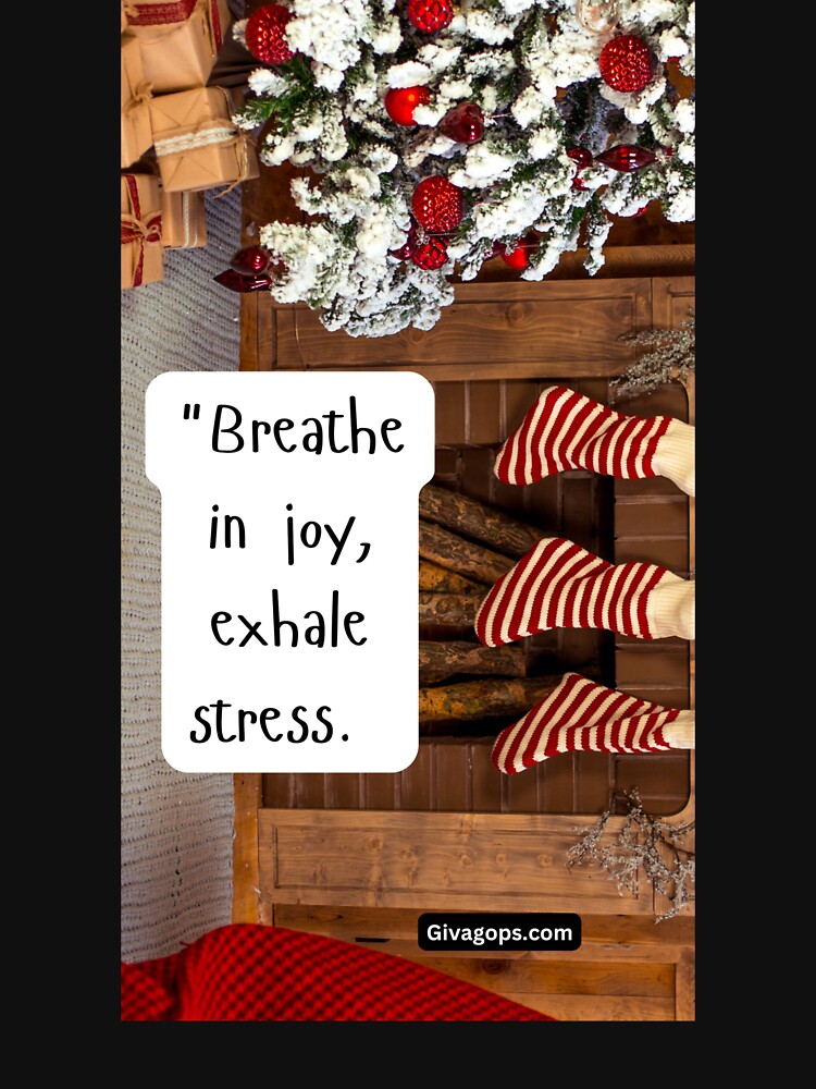 "Breathe in joy, exhale stress." by CUTESTUFFnow