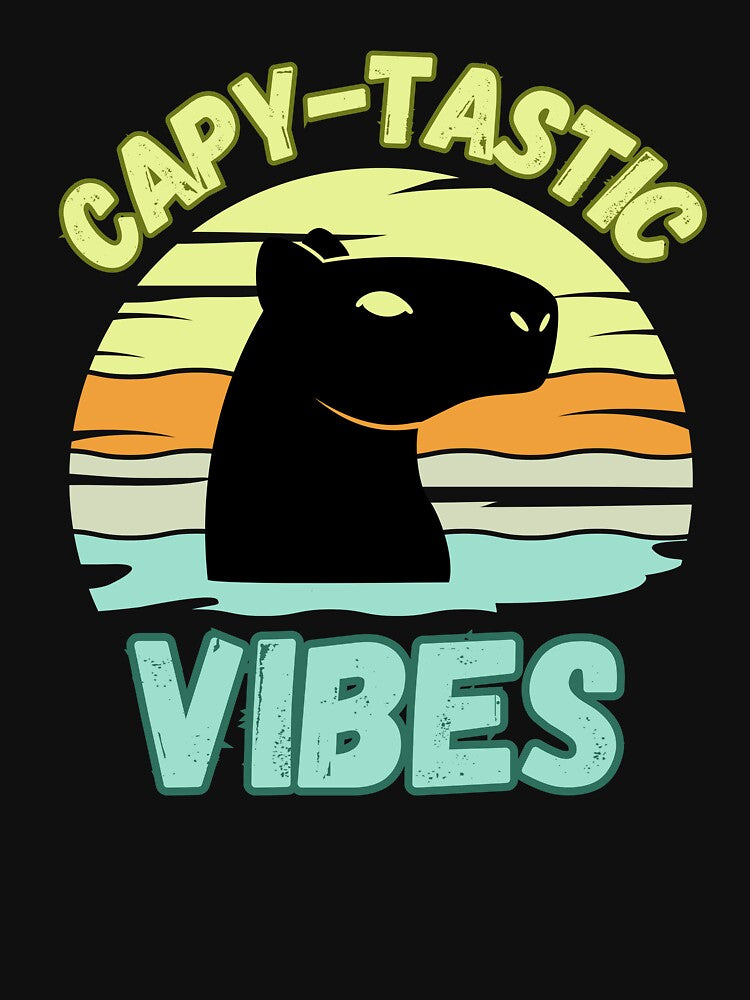 Capy-tastic Vibes form Capybaras by CleanDecor