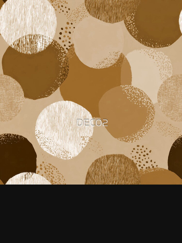 Boho Earth Tones, Taupe, And Sand Hues Abstract by DEC02