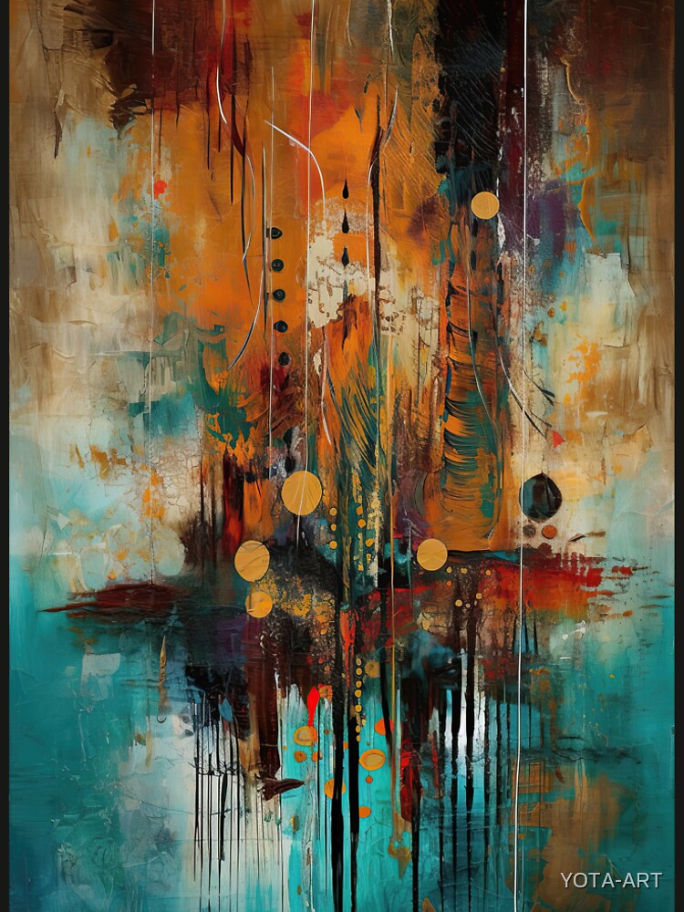 Modern Boho Art. Mesmerising Bohemian Art Painting. 10 by YOTA-ART