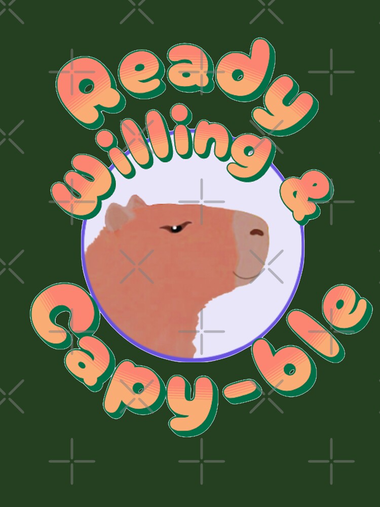 Ready Willing and Capy-ble Capybara by glowvim