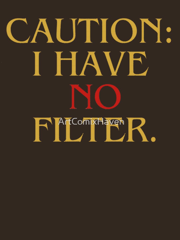 Bold Proclamation of Unfiltered Honesty in Gold Letters by ArtComixHaven
