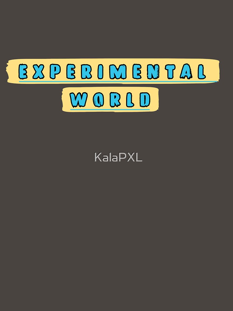 Experimental World Typography Design | Bold Aesthetic Text Art by KalaPXL