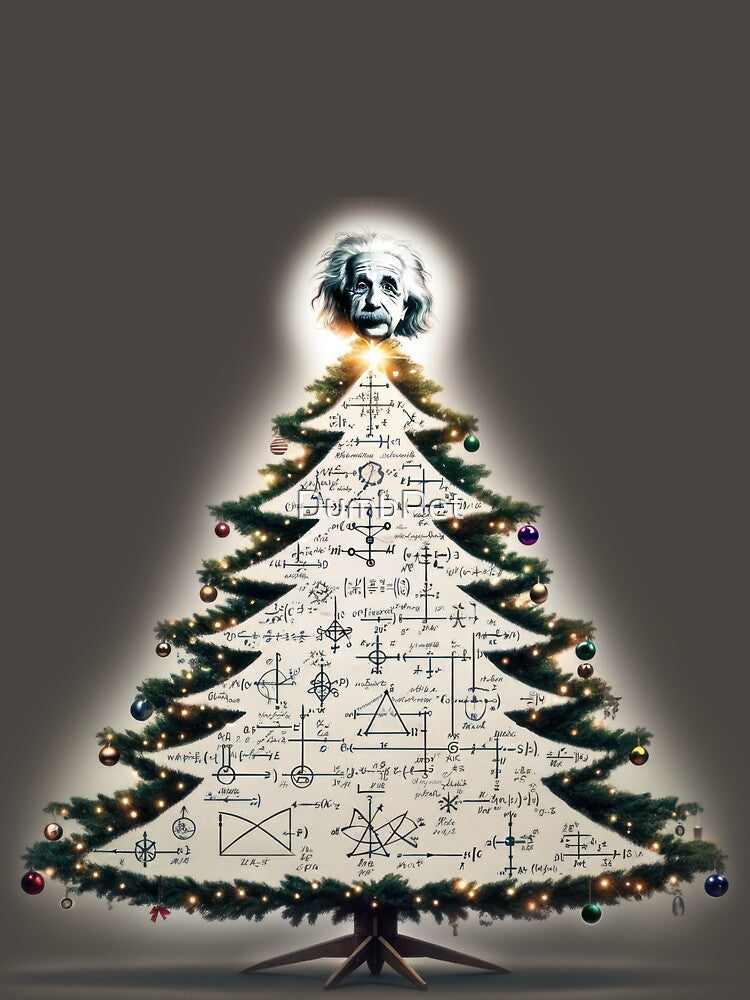 The Relativity of Christmas Cheer - Christmas T-shirt by DumbPet