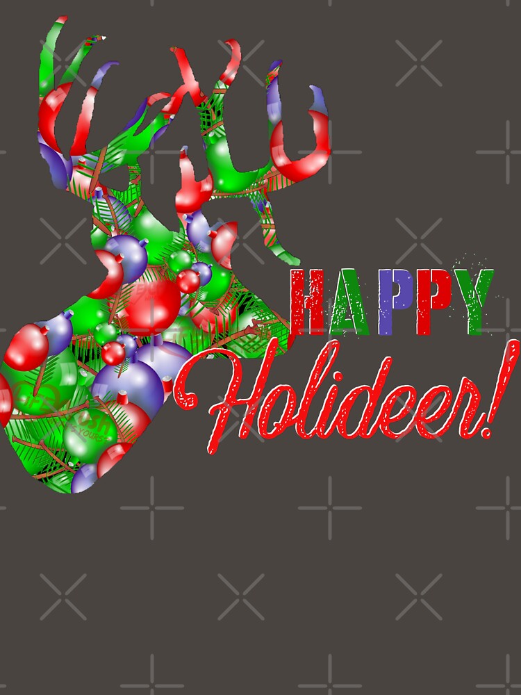 Christmas Deer, Happy Holiday Deer Hunting Design, Holiday Deer Hunter by LifeCrush
