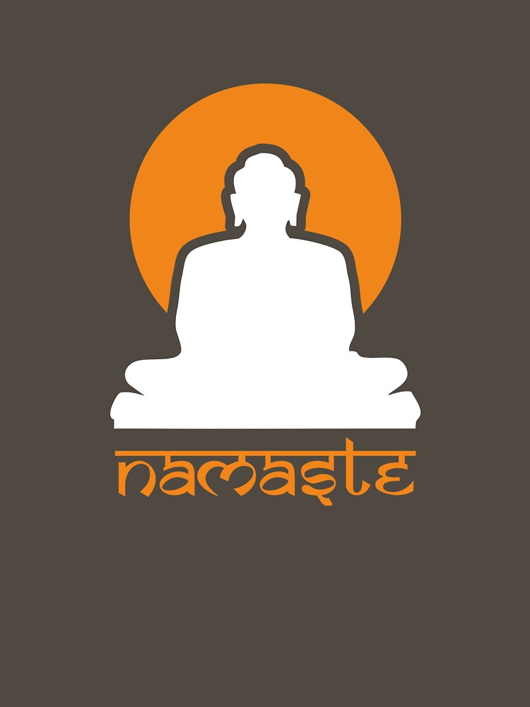 Buddha Rising Sun Namaste by Vanover Designs