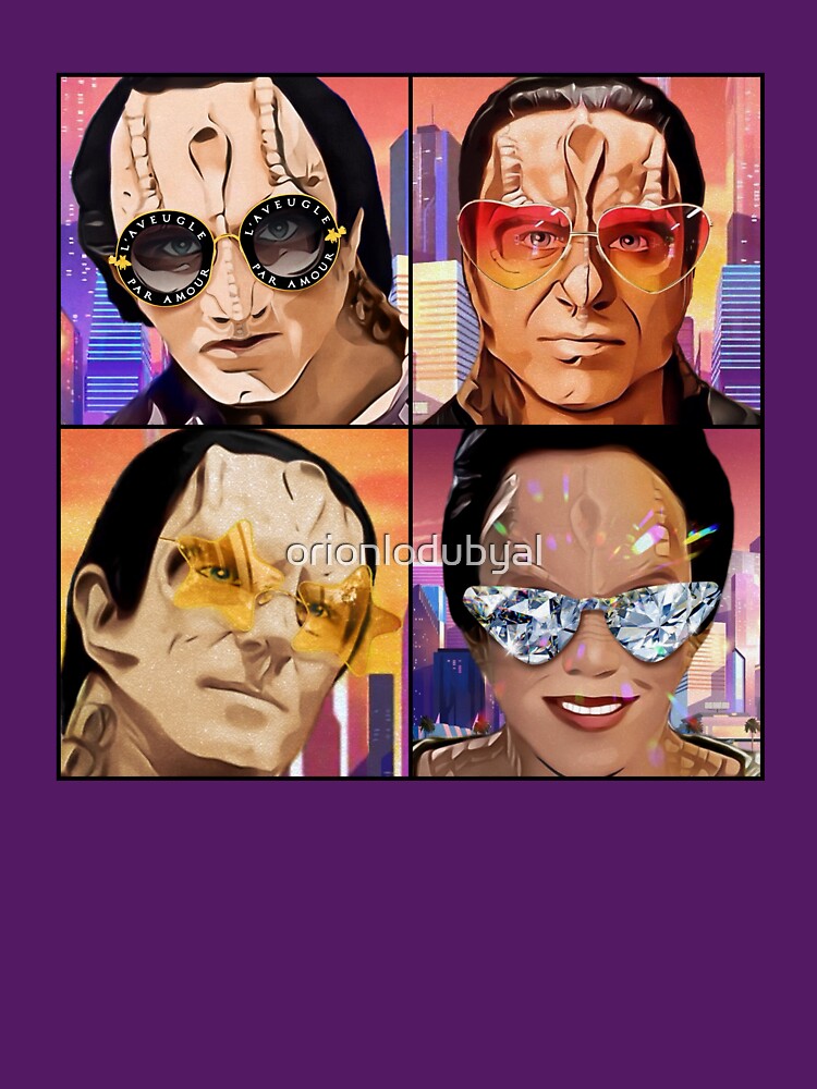 Deep Space Vice Murder LIzard Parody Collage Square by orionlodubyal