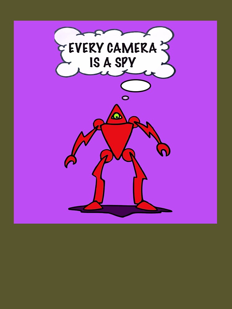 Every Camera is a Spy by Rolling Fool  London street  Art Style