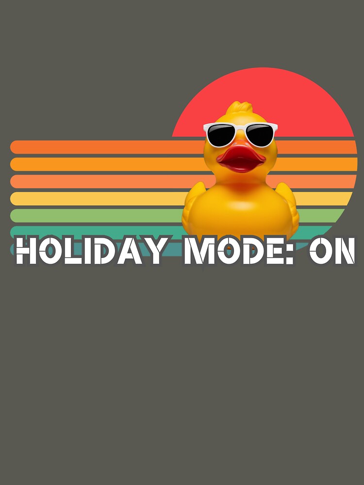 yellow duck on holiday by Mayaart83