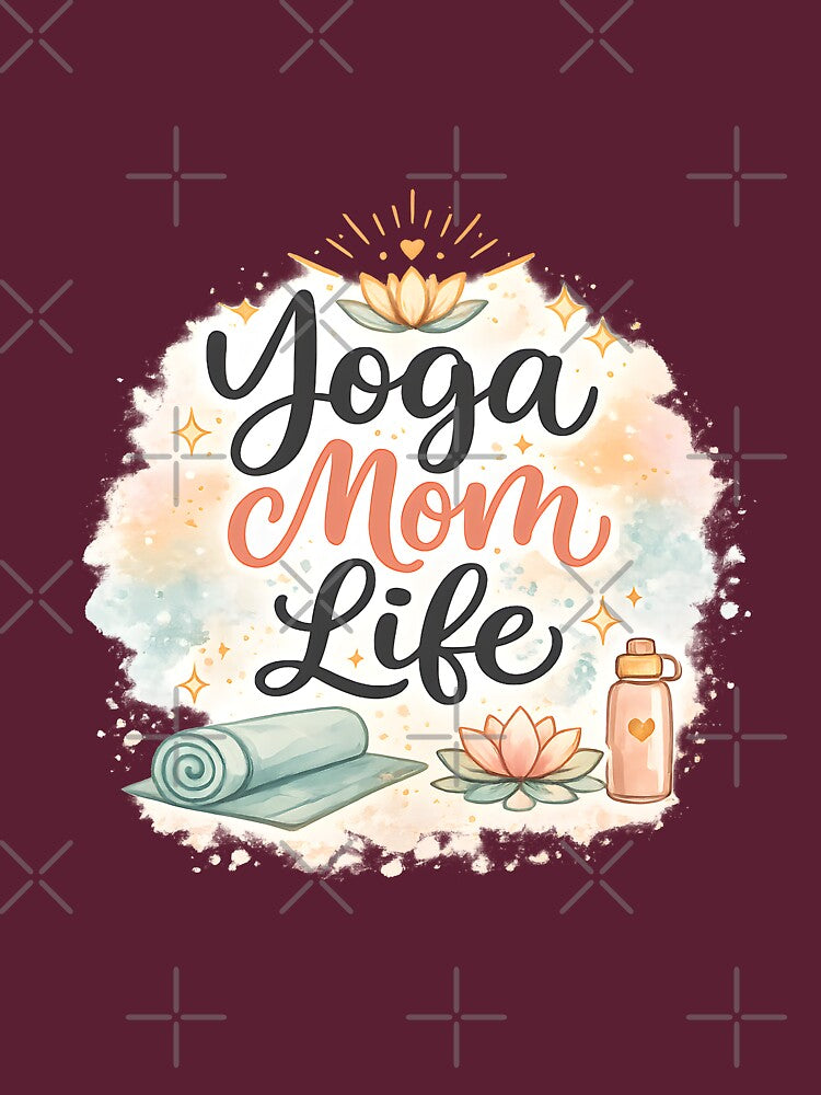 Cute Yoga Mom Life Yoga Life Art Perfect Tote Bag Gift Idea by Divakar Fashion