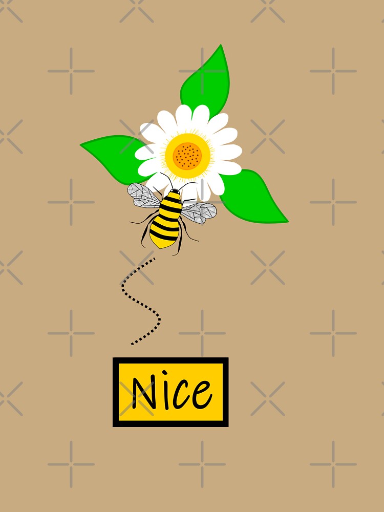 Bee Nice Bumblebee by Sartoris Art