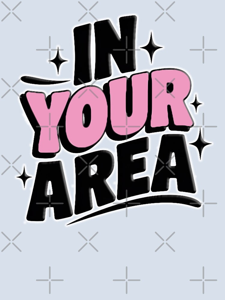 In Your Area Bold Kpop Statement Typography by Meivelle