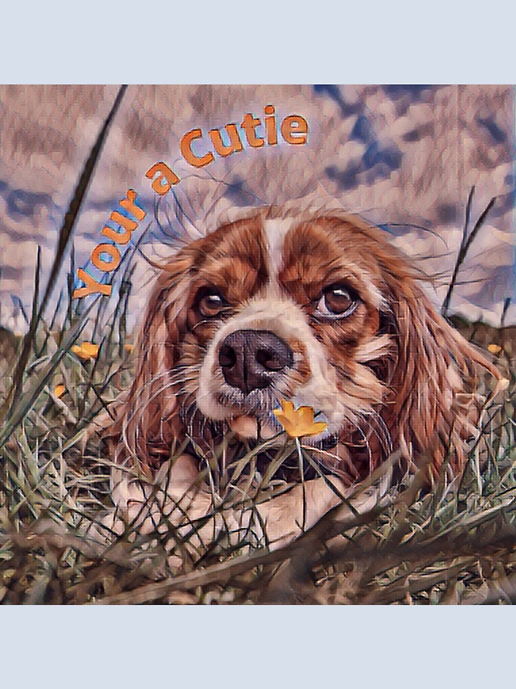 Cute Beagle dog in a Fall country field by LGMmugsdesign
