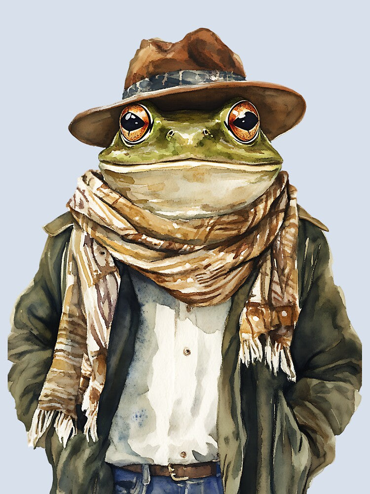 Cottagecore Frog by bapupa