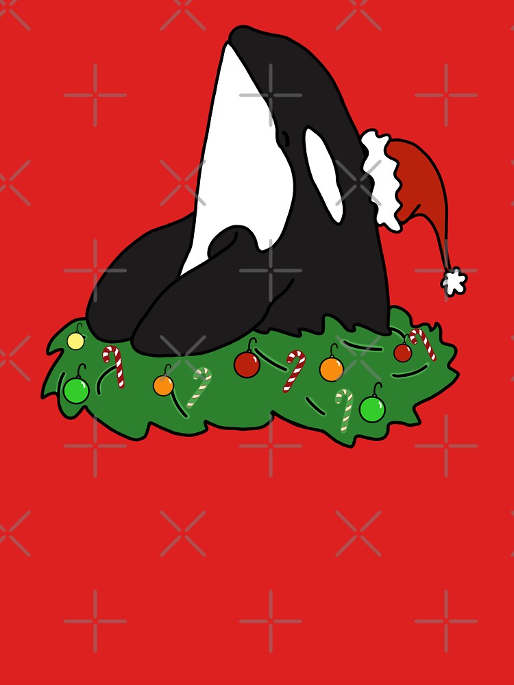 Holiday Christmas Orca by KantstandyaC