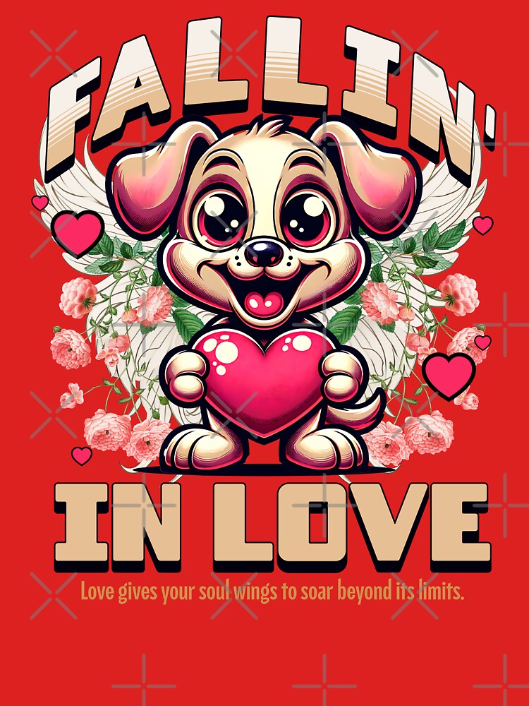 Fallin' In Love - Cute Puppy Valentine by Belarte.shop