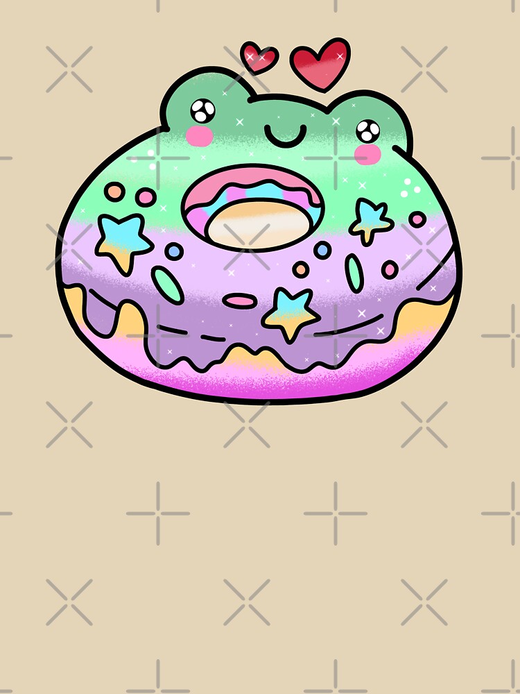 Cute kawaii froggies donut by Quacktails