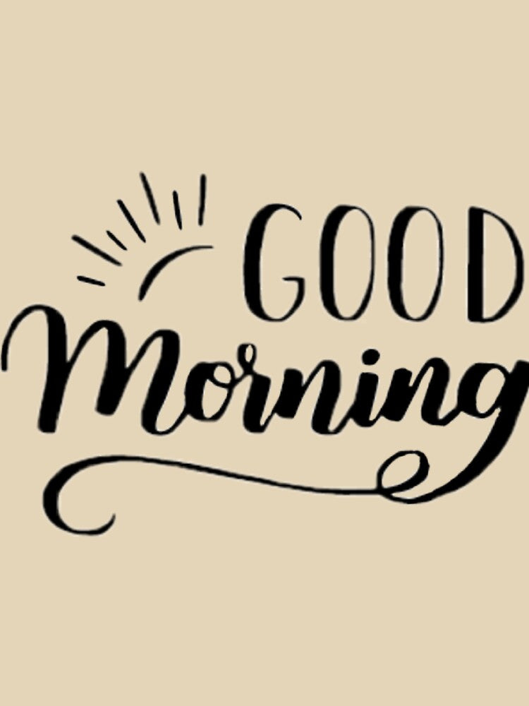 Good morning motivation design by sreckov-desig