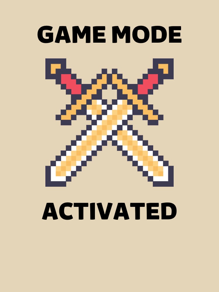 Game mode activated - Two crossed swords by Nemesiscrowd