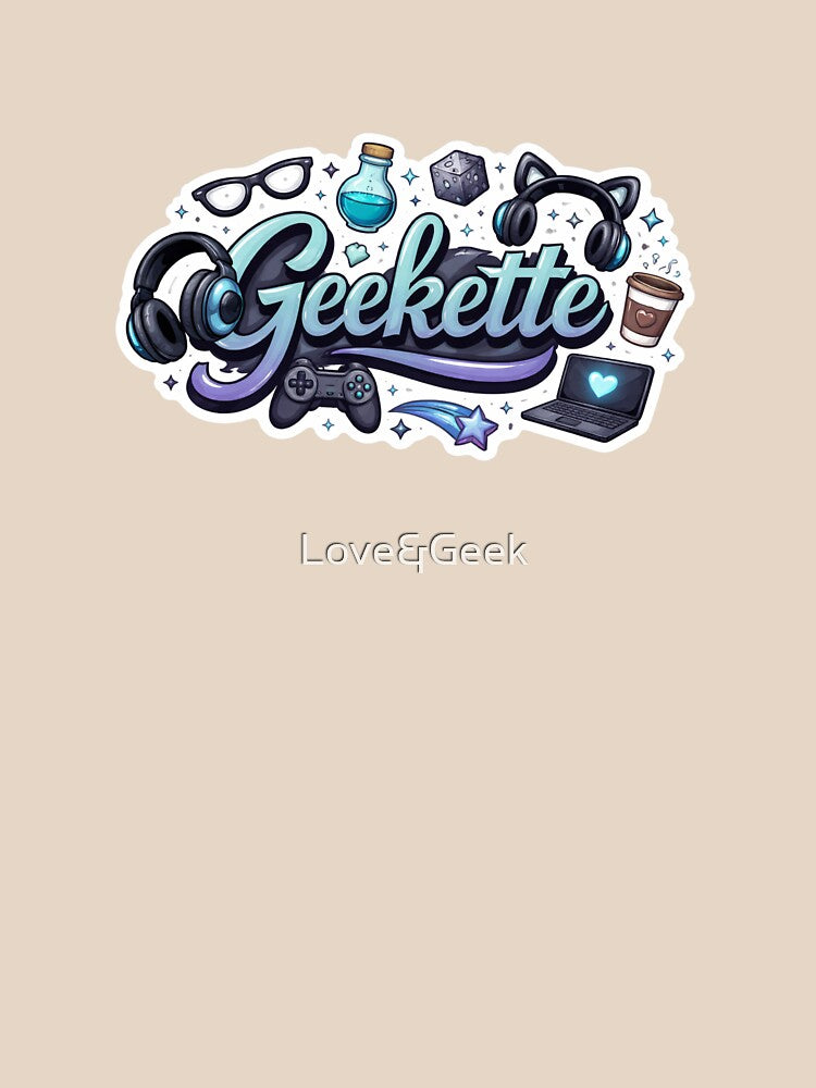 Geekette — Design Gaming Blue | Geek & Gamer Girl by Love&Geek