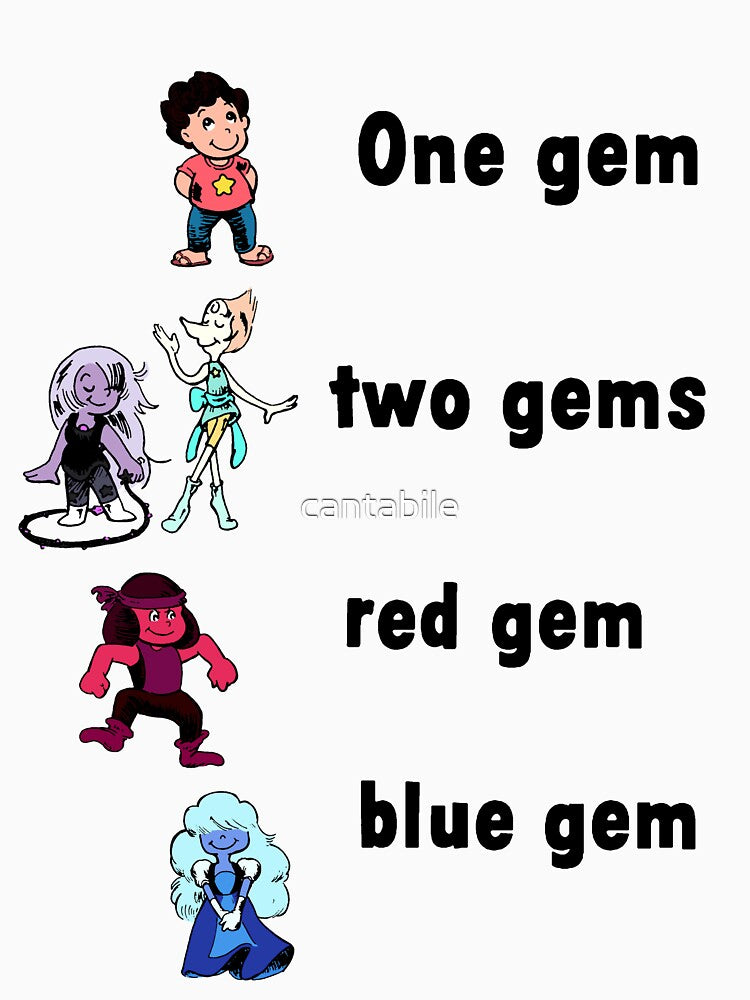 One gem, two gems, red gem, blue gem! by cantabile