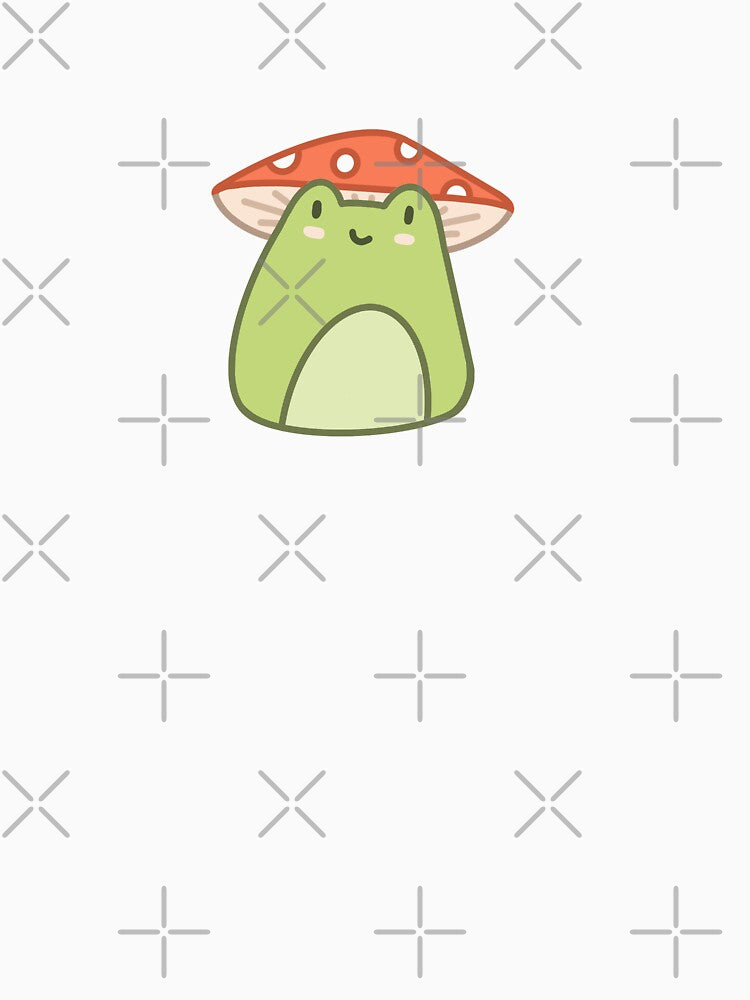 Mushroom Frog Blob Frog Cottagecore by bassoongirl123