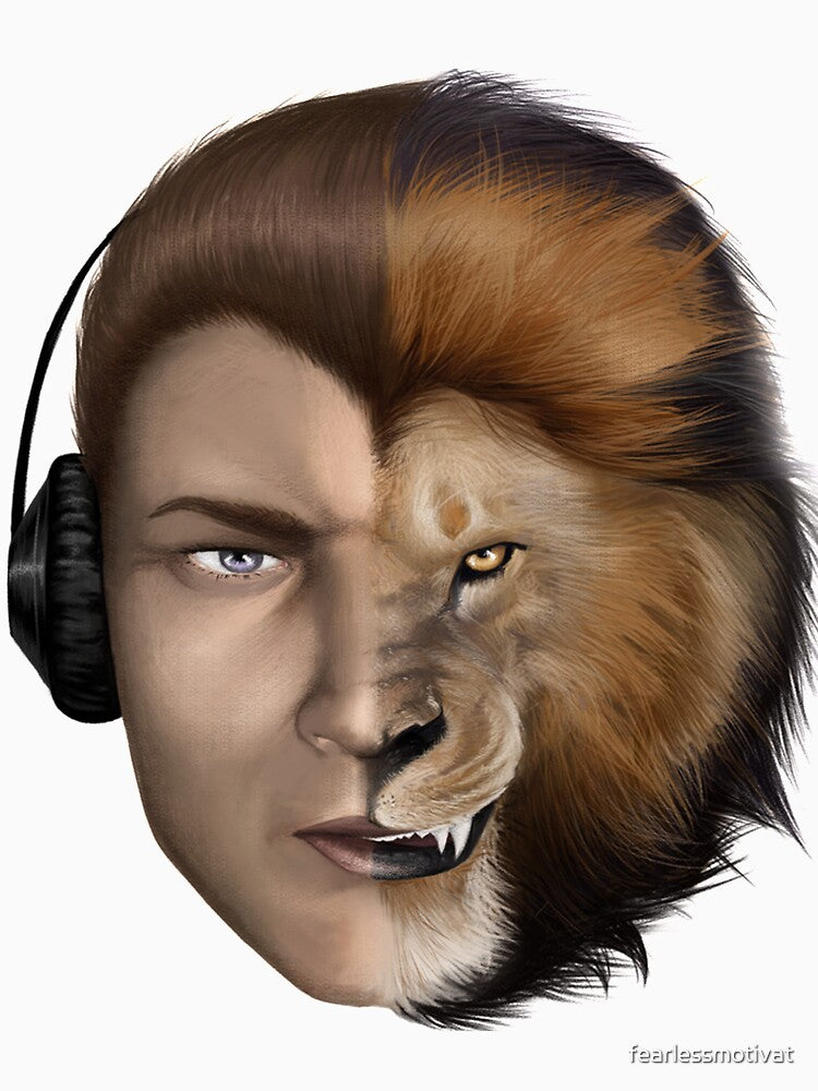 BORN READY - Lion Tee by fearlessmotivat
