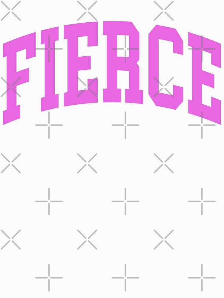 FIERCE - College Font Curved Typography by chosenhomes