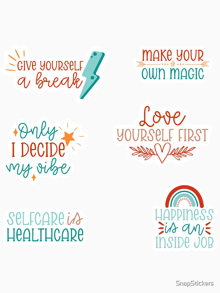 Self Love affirmation by SnapStickers