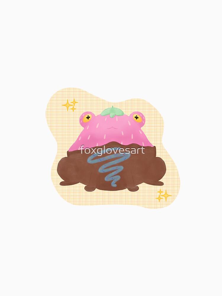 Chocolate Strawberry Frog by foxglovesart