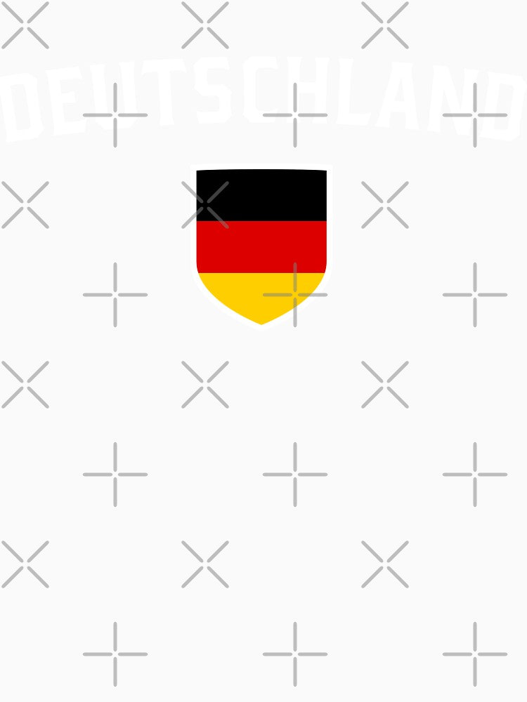 Germany Sports Fans Classic Flag Shield National Team Support by el-em-cee
