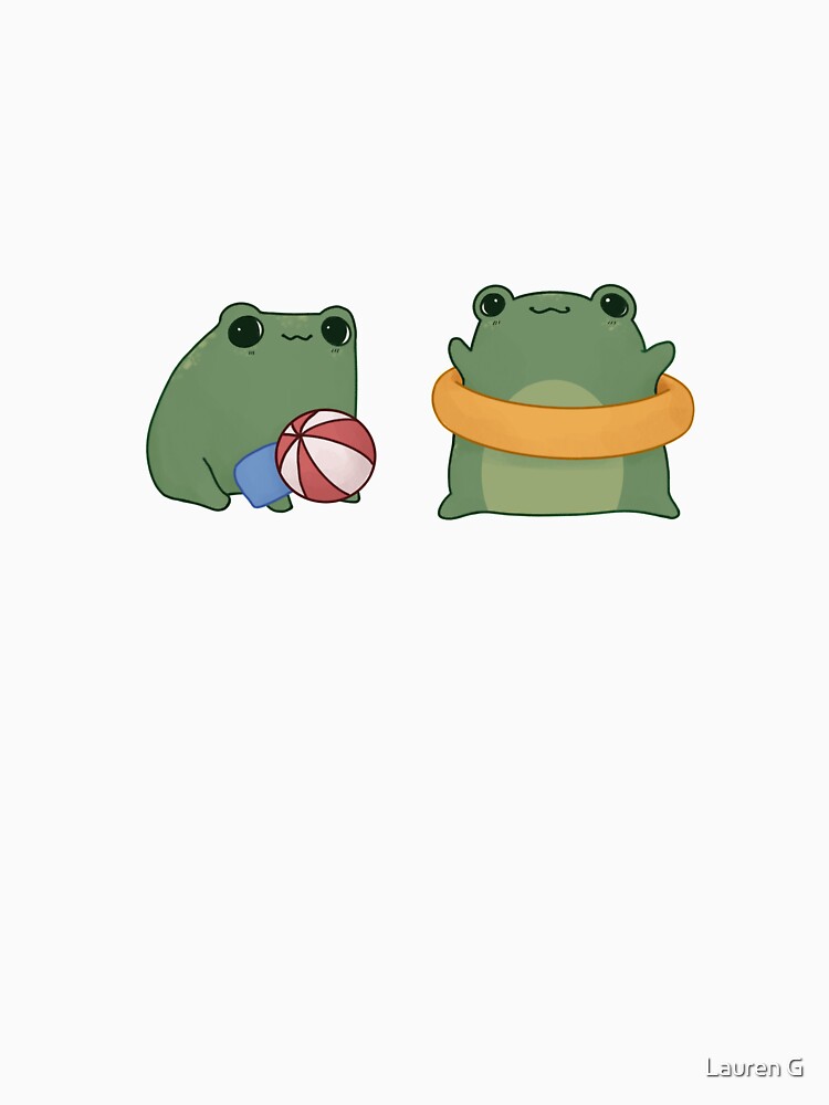 Pool Party Frogs by Lauren G