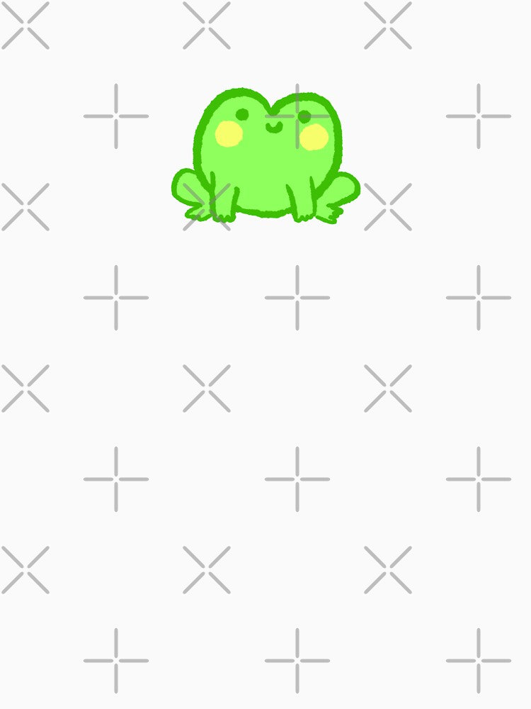 Super Cute Green Frog by EmiBeeBuzz