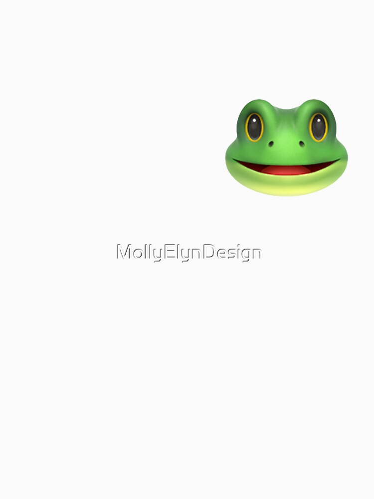Cute Frog Face Emoji Sticker by MollyElynDesign